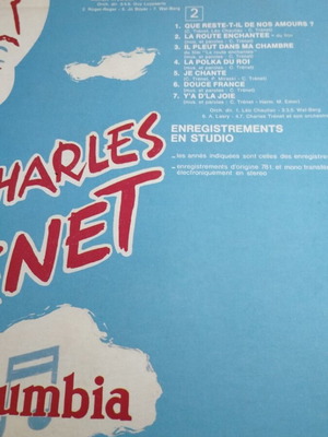 Charles Trenet Olympia LP album μεταχειρισμένο, Pop