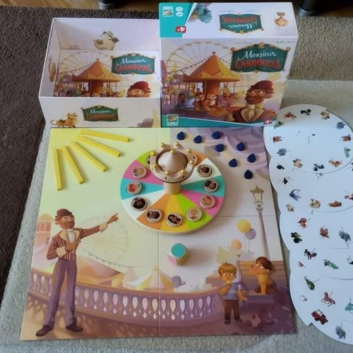 Monsieur Carrousel board game like new, Loki