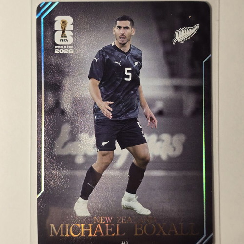 Michael Boxall New Zealand FIFA World Cup 2026 Panini card #443