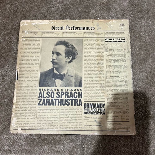 Richard Strauss Also Sprach Zarathustra vinyl used