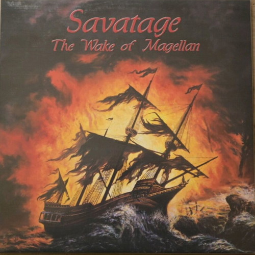 Savatage The Wake of Magellan 2 LP vinyl album like new, metal