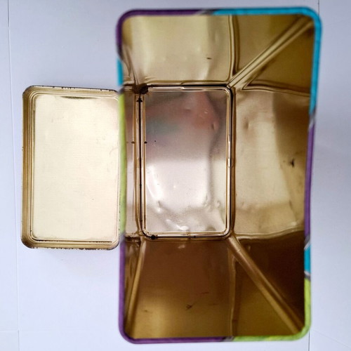 Disaronno vintage metal box used