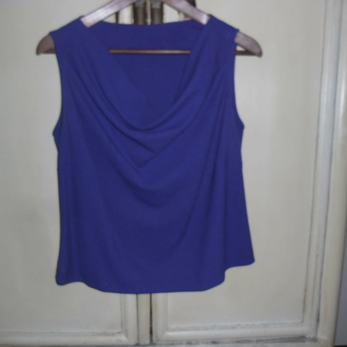 Leonards set used, wool cardigan and crepe blouse L/XL