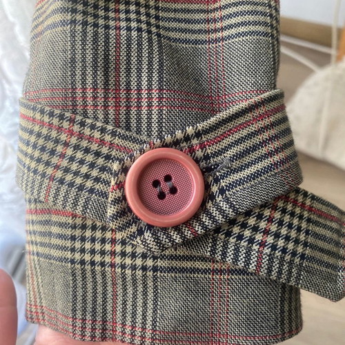 Vintage checked jacket used, size M