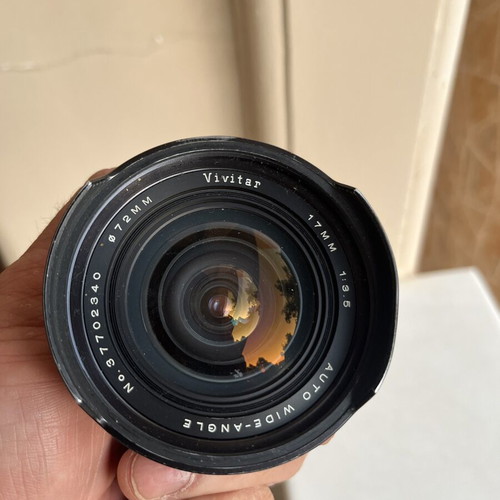 Vivitar Auto Wide-Angle 17mm f/3.5 Tokina lens used, Canon FD mount