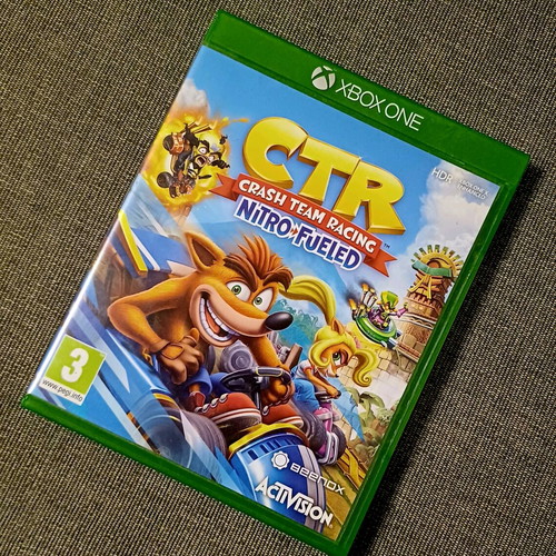 Crash Team Racing Nitro Fueled Xbox One used in excellent condition