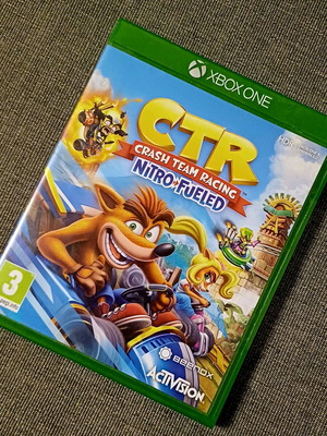 Crash Team Racing Nitro Fueled Xbox One used in excellent condition