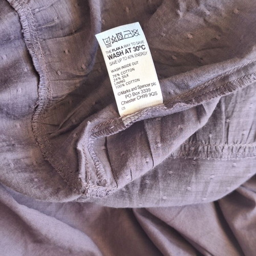 Marks & Spencer Medium Goddess Look Boho Summer Dress Maxi cotton silk blend