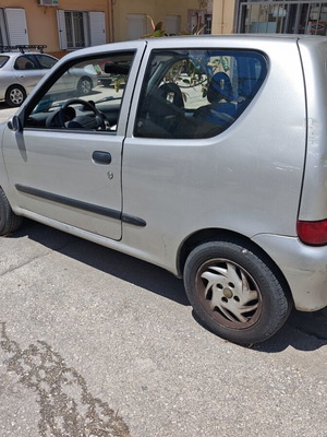 Fiat Seicento Sporting 1100 κόμπακτ αυτοκίνητο, χειροκίνητο, ασημί, 2003