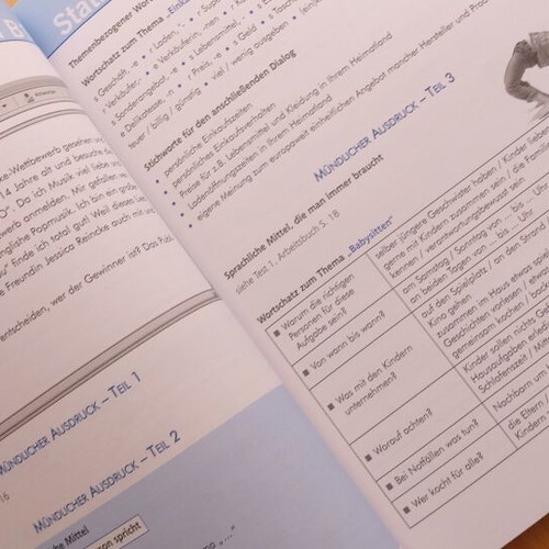 Station B1 Arbeitsbuch German language workbook like new