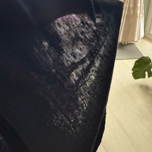 Black see-through blouse used, size M
