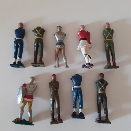 Athena figures used, set of nine