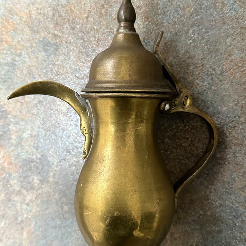 Vintage Ottoman Brass Teapot DALLAH like new