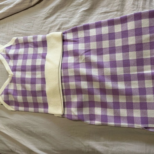Knitted set unworn, jacket size M, blouse L, skirt XL, like new