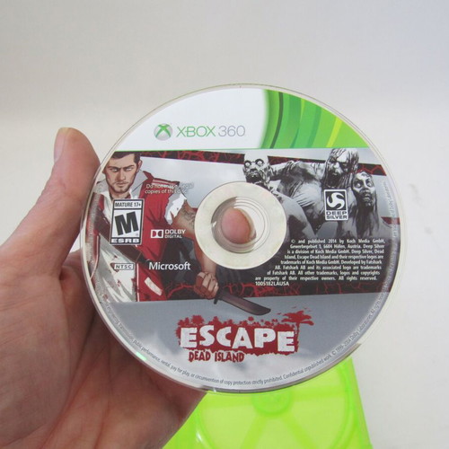Xbox 360 Escape Dead Island game used in very good condition