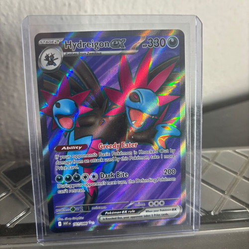 Pokemon White Flare 161/086 Hydreigon ex Ultra Rare like new