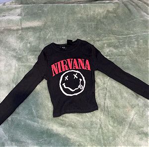 Εφηβικό κοριτσίστικο τοπακι nirvana size:XS