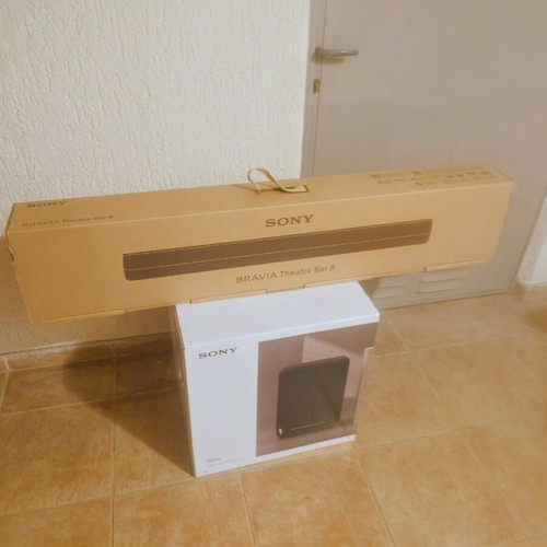 Sony Bravia Theatre Bar 8 Soundbar and SA-SW5 Wireless Subwoofer new