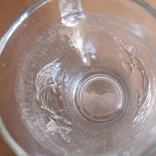 Vintage crystal pitcher like new, 21 cm height