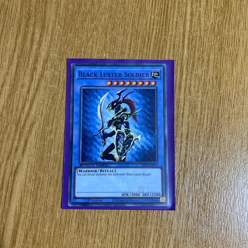 Black Luster Soldier Speed Duel card used, 1st edition