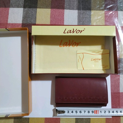 Lavor leather key wallet brown new
