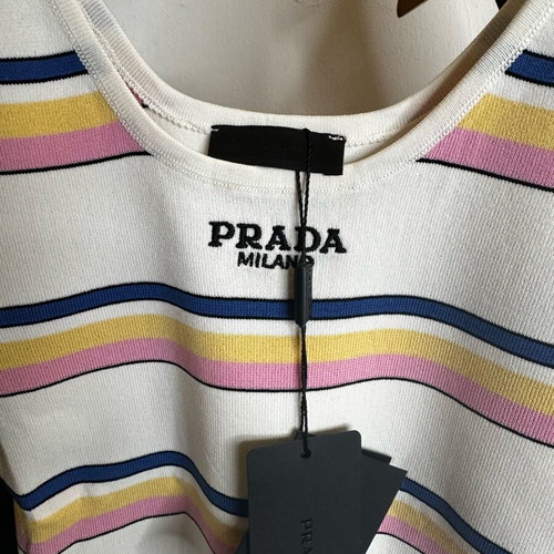 Prada blouses new in white and black color, size S