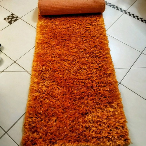 Shaggy runner rug 70x240 cm, orange Luna