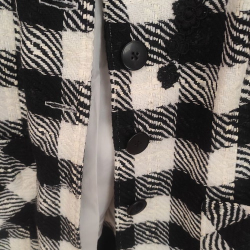 Vintage Hania Romion checked coat jacket new, size M-L
