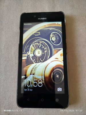 Huawei phone used, black, Android, Dual SIM, memory card