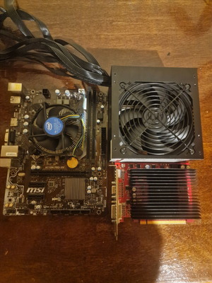 MSI H110 PRO VH дънна платка, Nvidia 9500GT 1GB графична карта, 650W захранване
