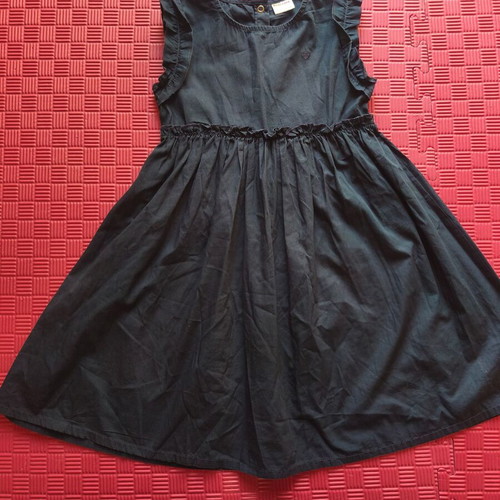 Prenatal dark blue dress for girl 6-7 years like new