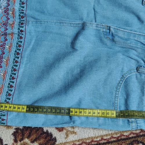 Denim skirt used vintage blue size M