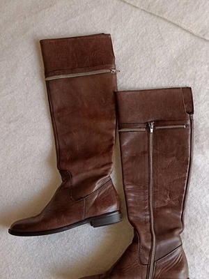 Leather boots used, brown, size 39, Vera Gomma