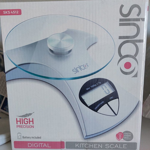 Sinbo SKS-4512 digital kitchen scale new, 5 kg limit