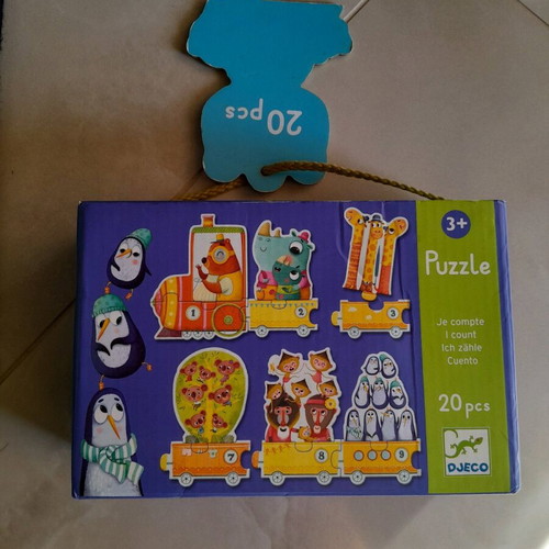 Various puzzles used with gift puzzle 3 little pigs
