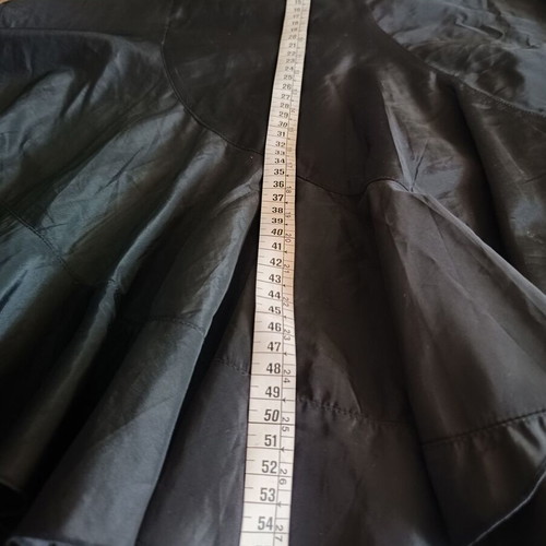Motivi asymmetric skirt with ruffles black like new