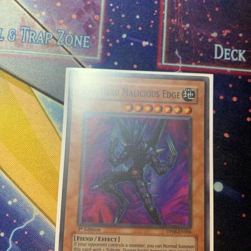 Yu-Gi-Oh Evil Hero Malicious Edge card new authentic