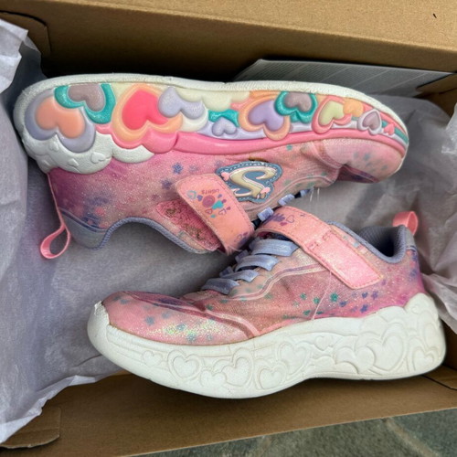 Skechers Lights athletic shoes used size 29 pink