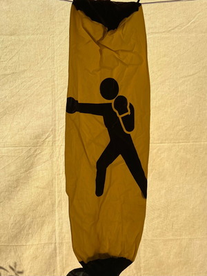 Inflatable boxing bag like new