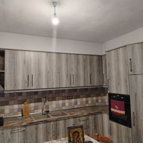 Complete kitchen with built-in oven and gas stove, like new