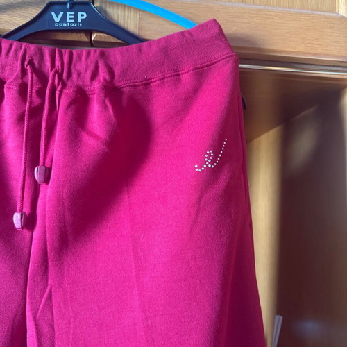 Red tracksuit with elastic waist new, size XXL