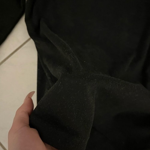 Long-sleeve blouse like new, black, size XS