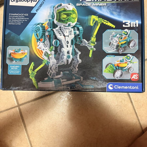 Clementoni Space Miner 3 in 1 Robotics STEM educational set new