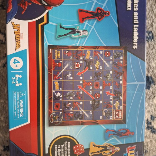 Spiderman Snakes and Ladders like new