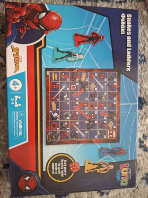 Spiderman Snakes and Ladders like new