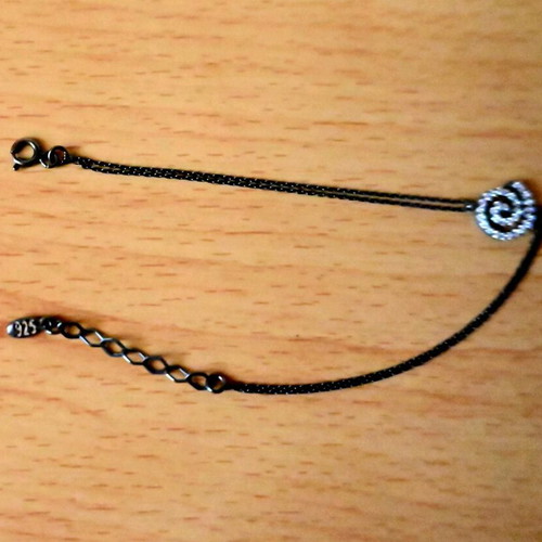 Silver bracelet 925 like new, length 17.5 cm