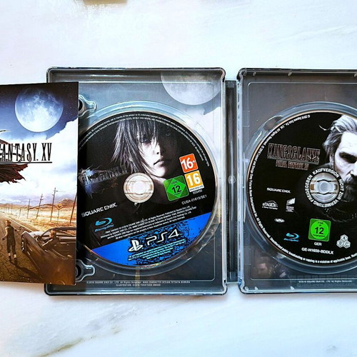 Final Fantasy XV Deluxe Edition PS4 Steelbook like new, complete