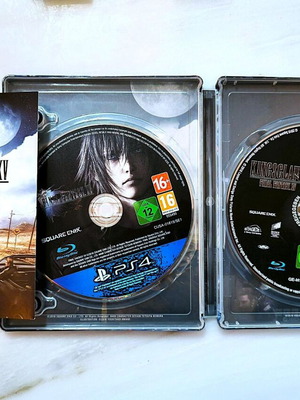 Final Fantasy XV Deluxe Edition PS4 Steelbook σαν καινούργιο, πλήρες