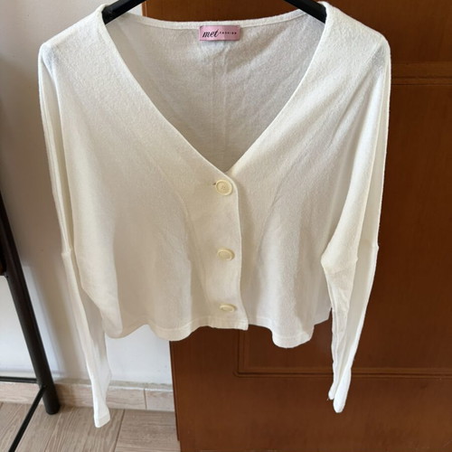 Cardigan white, like new, one size