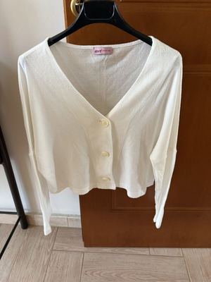 Cardigan white, like new, one size